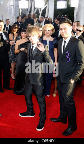 Justin Bieber à arrivés pour la Hollywood Foreign Press Association 68e Golden Globes Awards annuels - Arrivées, Beverly Hilton Hotel, Los Angeles, CA, 16 janvier 2011. Photo par : Jef Hernandez/Everett Collection Banque D'Images