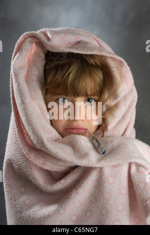 bébé malade Banque D'Images