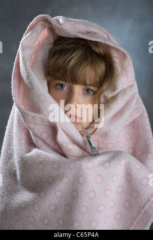 bébé malade Banque D'Images