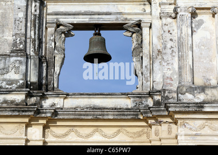 Détail de la Basilique de la asunción, Leon, Nicaragua, Amérique Centrale Banque D'Images