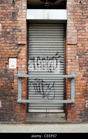 Ruelles dans le Northern Quarter, à Manchester Banque D'Images