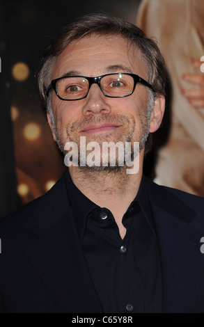 Christoph Waltz aux arrivées d'EAU POUR LES ÉLÉPHANTS Premiere, le Ziegfeld Theatre, New York, NY Le 17 avril 2011. Photo par : Kristin Callahan/Everett Collection Banque D'Images