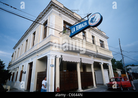 Le restaurant Terraza de Cojimar Havane Cuba. Banque D'Images