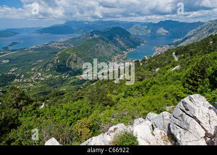 Baie de Kotor, Montengro Banque D'Images