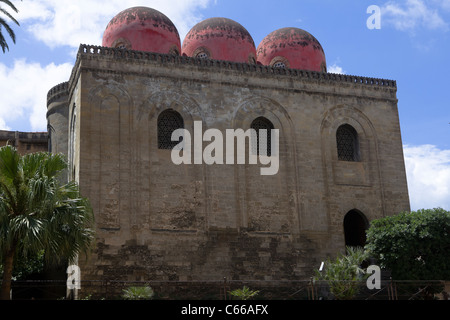 Église de San Cataldo, Palerme : Norman Arabesque. Palerme, Sicile, Italie, Europe, UNION EUROPÉENNE Banque D'Images