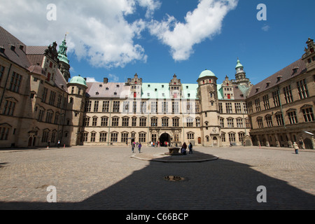 Kronborg slot, le château de Kronborg, Helsingor, Danemark Banque D'Images