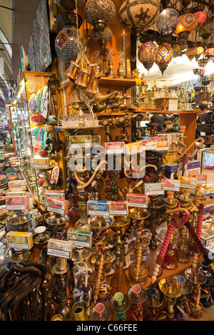 La Turquie, Istanbul, Sultanahmet, le Grand Bazar, Pipe Shop Banque D'Images