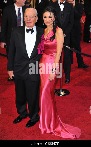 Rupert Murdoch, Wendi Deng à arrivés pour la 83e Oscars Academy Awards - Arrivals Partie 2, du Kodak Theatre, Los Angeles, CA Banque D'Images