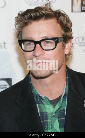 Simon Baker à l'arrivée pour 2011 de l'Initiative Creative Coalition Spotlight Awards, TAO à l'ascenseur, Park City, UT, 24 Janvier Banque D'Images