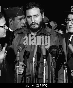 Fidel Castro. Fidel Alejandro Castro Ruz, homme politique et révolutionnaire cubain. Banque D'Images