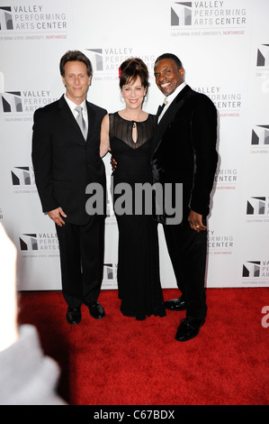 Steven Weber, Jane Kaczmarek, Keith David au Gala d'Ouverture pour des arrivées pour la vallée Performing Arts Centre, l'exécution de la Vallée Banque D'Images