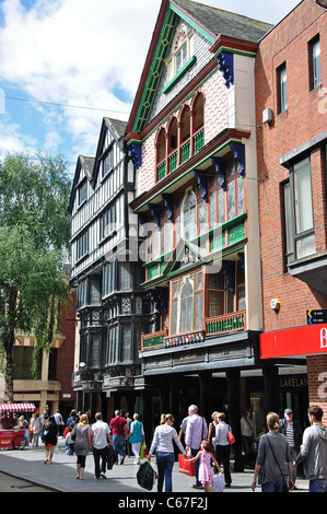 De cette période, High Street, Exeter, Devon, Angleterre, Royaume-Uni Banque D'Images