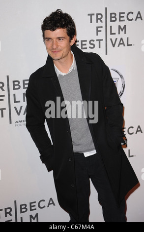 Orlando Bloom au niveau des arrivées pour le bon médecin en première mondiale au Festival du film de Tribeca 2011, le BMCC Tribeca Performing Arts Center, New York, NY Le 22 avril 2011. Photo par : Kristin Callahan/Everett Collection Banque D'Images
