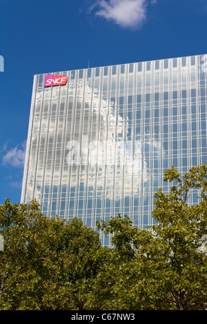 Bâtiment de l'administration de l'entreprise de la SNCF,Paris,France Banque D'Images