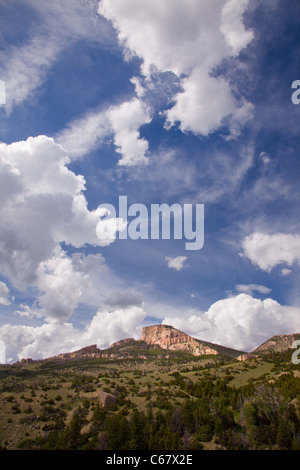 La Tombe de Copman, Shell Falls National Recreation Trail, Bighorn Scenic Byway, Bighorn National Forest, Wyoming Banque D'Images