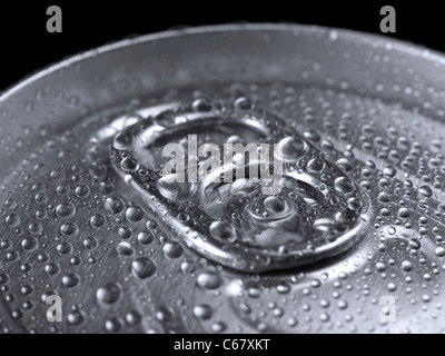 Libre coup de tirer l'anneau sur une boite. Banque D'Images