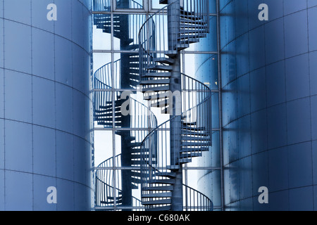 En colimaçon à Perlan, la perle, Reykjavik, Islande Banque D'Images