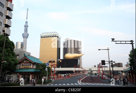 TOKYO - Le 16 août : Street View de l'Asakusa district le 16 août 2011 à Tokyo, Japon. Banque D'Images