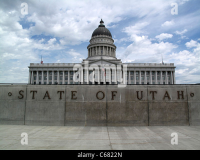 L'Utah State Capitol, Salt Lake City, UT Banque D'Images