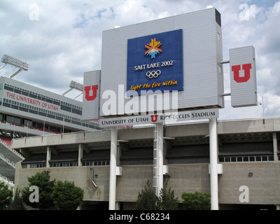 Stade Rice-Eccles, Salt Lake City, UT Banque D'Images