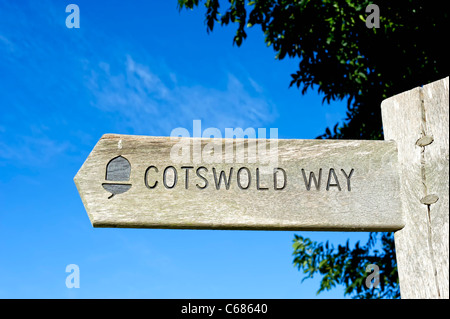 Cotswold Way sign Banque D'Images