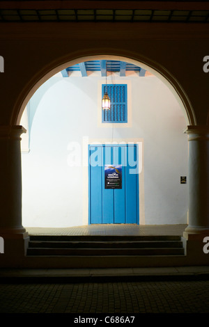 Archway à Plaza Vieja Cuba La Havane Banque D'Images