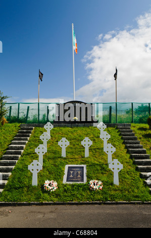 Mémorial aux grévistes de la faim irlandais 1981 Banque D'Images