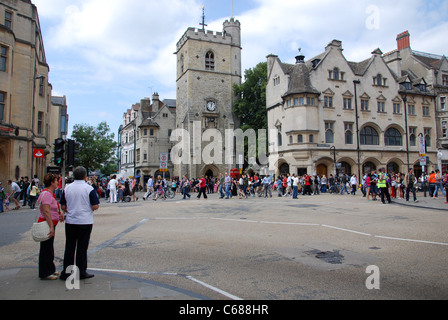 La tour Carfax Oxford Royaume-Uni Banque D'Images