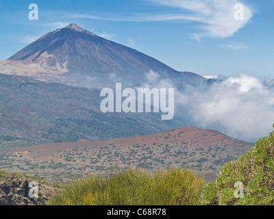 Le Mont Teide dans le parc national de Tenerife, Îles Canaries Espagne Europe Banque D'Images