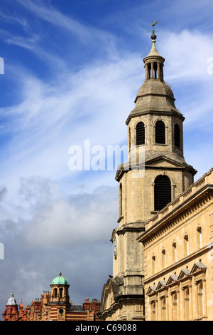 De gratte-ciels dans le centre-ville, Worcester, Worcestershire, Angleterre, Europe Banque D'Images