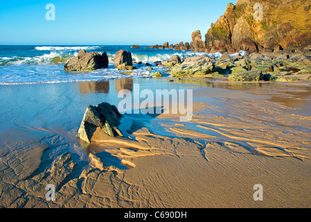 Dalmore Beach sur l'île de Lewis Banque D'Images