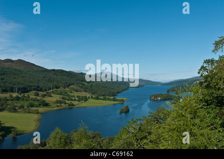 Loch Tummel nr Perth Pitlochry & Kinross Scotland de Queen's View Banque D'Images