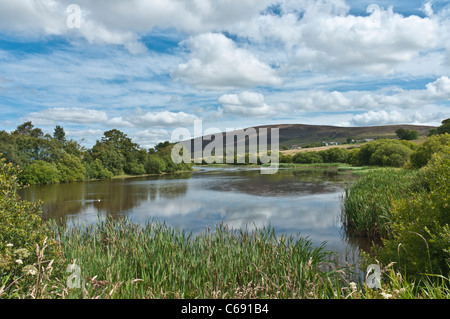 Threipmuir reservoir Balerno Midlothian Ecosse à plus de à Blackhill Pentland Hills Banque D'Images