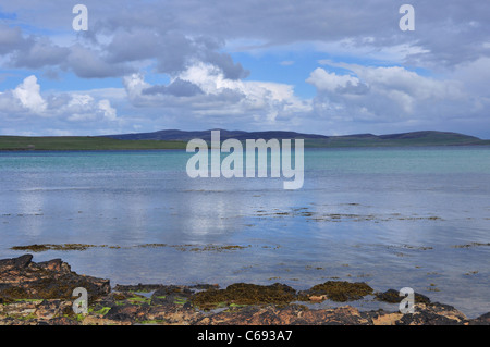 Baie de Quoys, à l'île de Hoy, Orcades, en Écosse. Banque D'Images