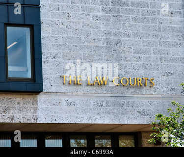 Le palais de justice, le Tribunal de la Couronne de la Cour de comté de Kent Maidstone Banque D'Images