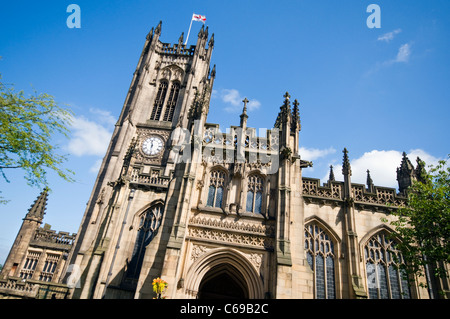 La Cathédrale de Manchester dans le centre-ville de Manchester, Angleterre Banque D'Images