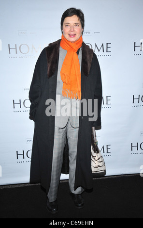 Isabella Rossellini présents pour Accueil première projection et Cocktail, Directors Guild of America (DGA), Théâtre Banque D'Images