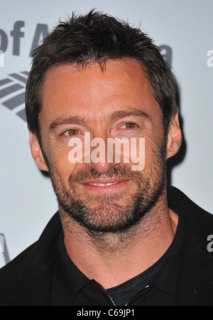 Hugh Jackman en présence de Brooklyn Academy of Music BAM 2011 Gala d'ouverture du théâtre nuit Performances du journal d'un fou, Howard Gilman Opera House, Brooklyn, NY 10 mars 2011. Photo par : Gregorio T. Binuya/Everett Collection Banque D'Images