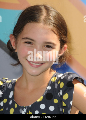 Rowan Blanchard aux arrivées de PHINEAS ET FERB : À TRAVERS LA 2ème dimension Premiere, El Capitan Theatre, Los Angeles, CA Août Banque D'Images