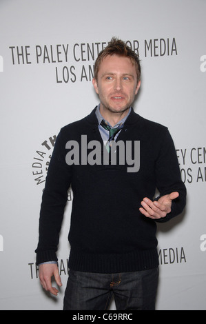 Chris Hardwick lors d'une apparition publique pour une soirée avec Jimmy Fallon au Paley Fest 2011, Paley Center for Media, Los Angeles, Banque D'Images