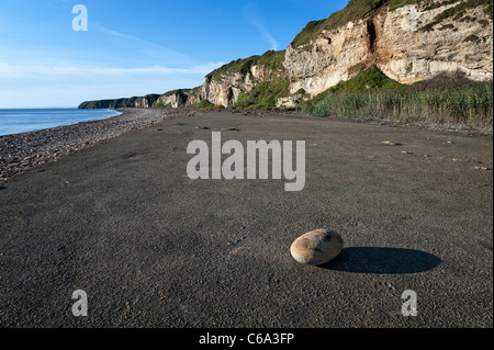 Blast plage près de Seaham dans le comté de Durham Banque D'Images