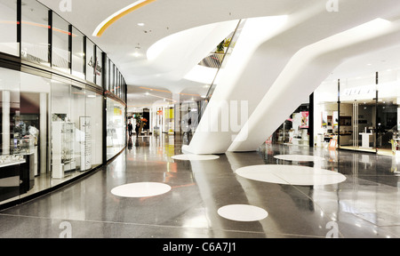 Galerie Zeil, l'architecture moderne, créative, Frankfurt am Main, Hesse, Germany, Europe Banque D'Images
