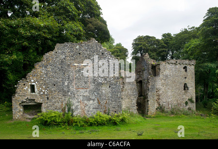 La demeure de Candleston Castle dans Merthyr Mawr au Pays de Galles Banque D'Images