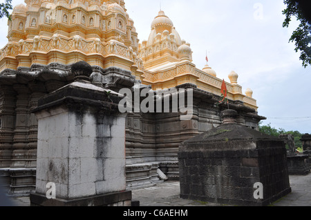 Le Seigneur Shiva, Vateshwar Temple, Saswad, Maharashtra, Inde Banque D'Images