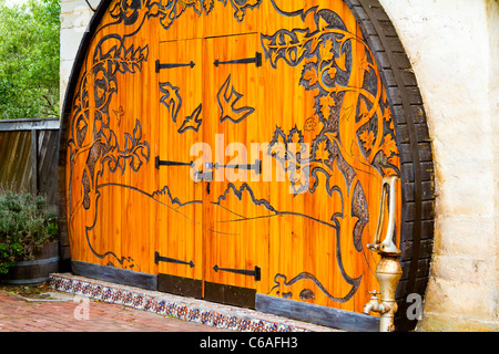 Chapelle de la porte décorée en harmonie, en Californie Banque D'Images