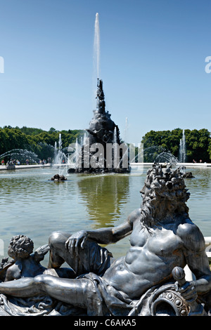 Fontaine Fama Figure, Herreninsel Haute-bavière Allemagne Banque D'Images