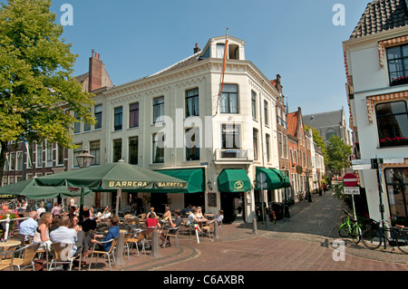 Barrera Rapenburg Leiden Pays-Bas Université étudiant Pub Bar Banque D'Images