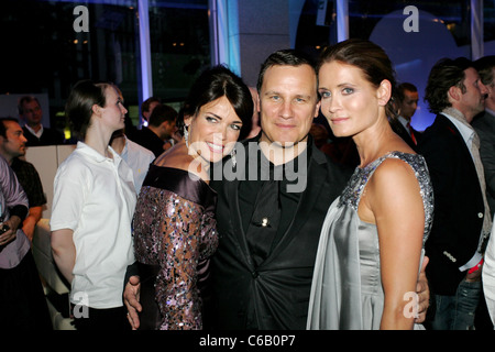 Anja Kling, GUIDO MARIA KRETSCHMER, Gerit Kling à l'aftershow party pour le GUIDO MARIA KRETSCHMER fashion show chez Mercedes Banque D'Images