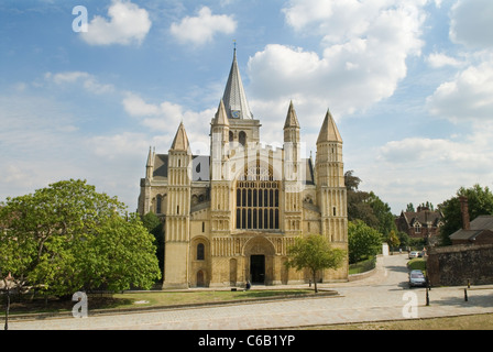 Cathédrale de Rochester. Rochester Kent Angleterre des années 2011 2010 Royaume-Uni. HOMER SYKES Banque D'Images