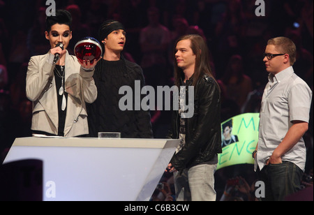 Tokio Hotel au Comet 2010 Prix à Koenig-Pilsener-Arena - Show. Oberhausen, Allemagne - 21.05.2010 Banque D'Images